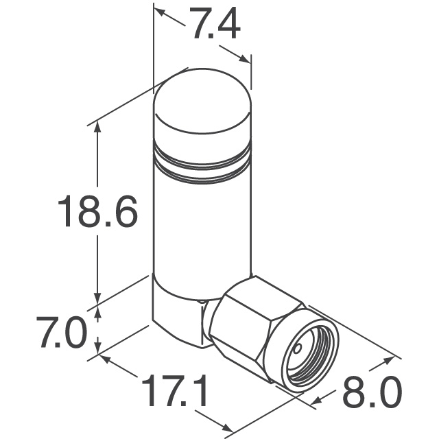 ANT-2.4-CW-RAH-SMA Linx Technologies Inc.  Antenne RF